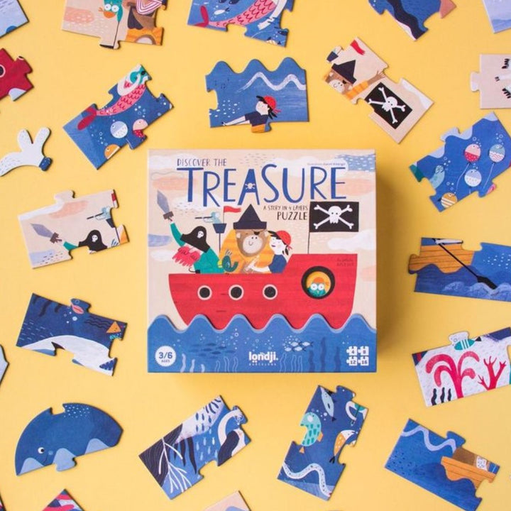 londji discover the treasure puzzle casse-tête PZ559U