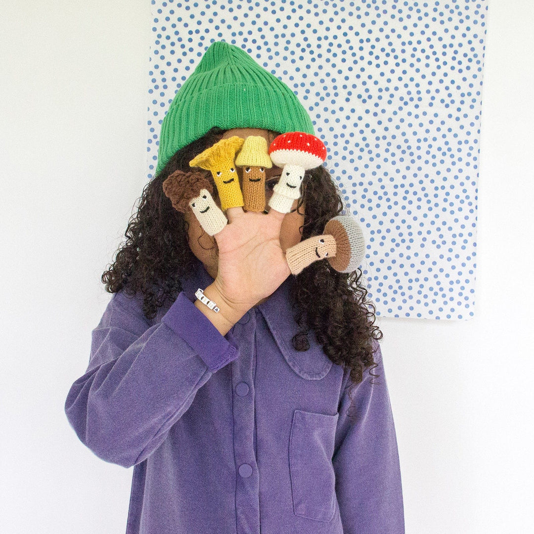 Blabla kids Finger puppets (Set of 5) - Mushrooms – Comme des enfants